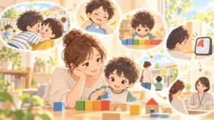 4歳息子に見られた発達障害のサインと早期支援につながるまでの体験談イラスト