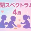 自閉症スペクトラム４歳のシルエット