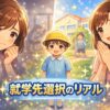 就学先で悩んでいるママ