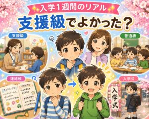 新一年生の親子