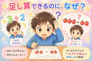 算数（絵問題）が苦手な子供