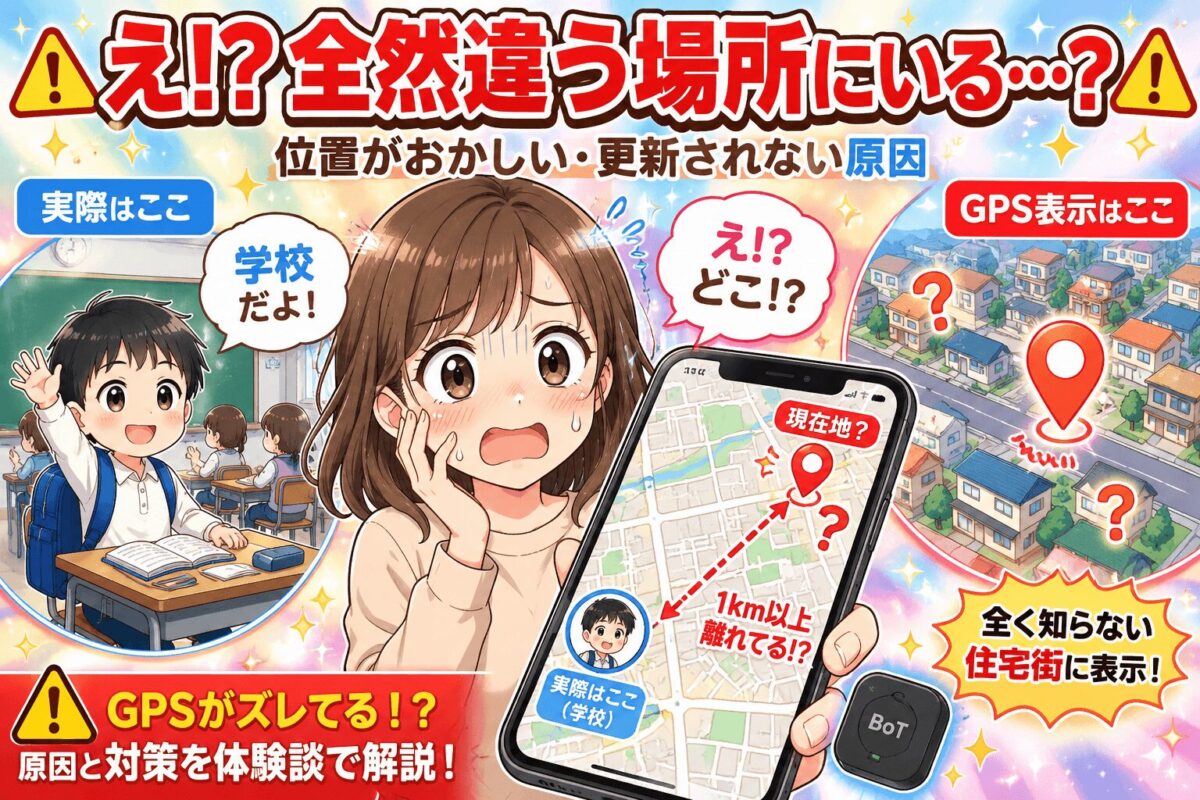 bot　位置情報おかしい