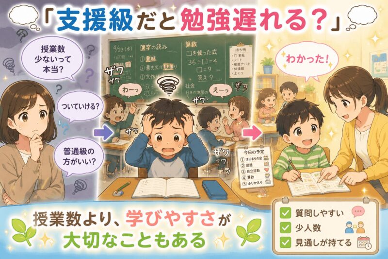 支援級の勉強