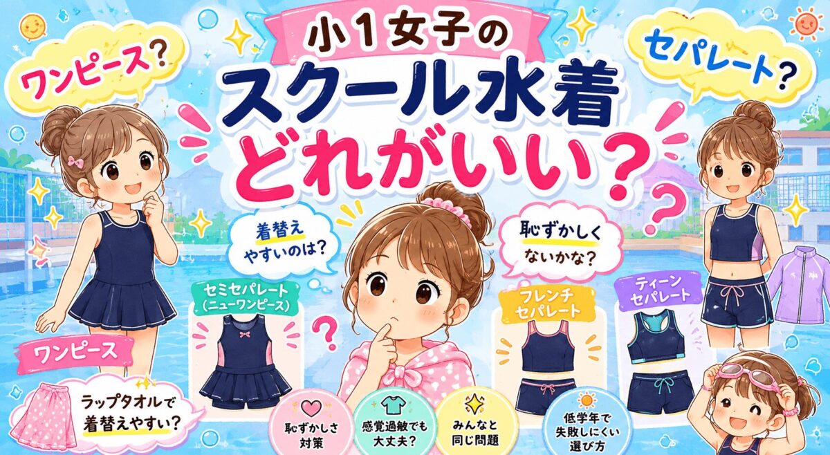 小１女子の水着選び