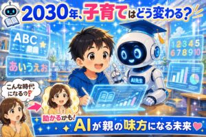 ２０３０年の子育てどう変わる？