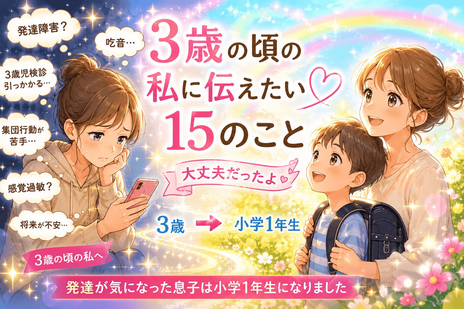 3歳のママに伝えたいこと