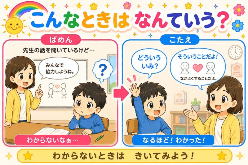 どういう意味？視覚支援