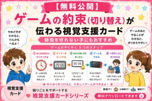 ゲームの約束（切り替え）視覚支援カード