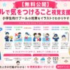 プールで気をつけること（お約束）視覚支援カード