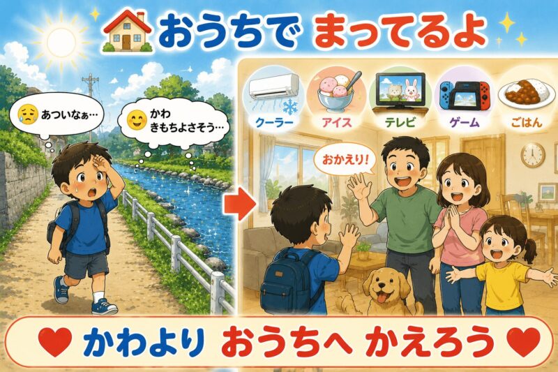 川よりお家へ帰ろう 視覚支援