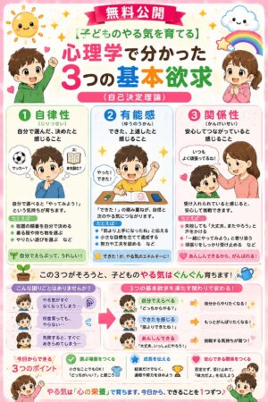 子どものやる気を育てる心理学視覚支援カード