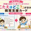 こたえはどこ？が分かる視覚支援カード