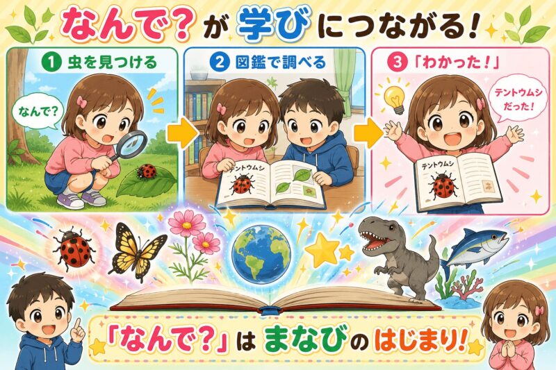 なんで？が学びにつながる視覚支援カード（飛び出す絵本）