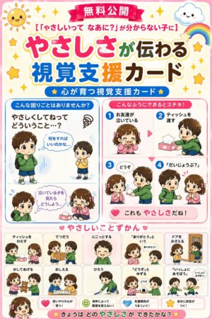優しさが伝わる視覚支援カード