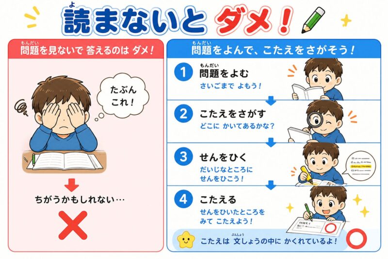 読まないとダメ！視覚支援カード