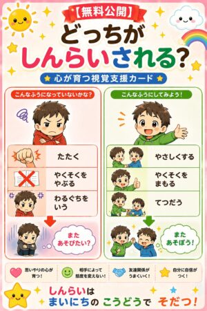 どっちが信頼される？視覚支援カード