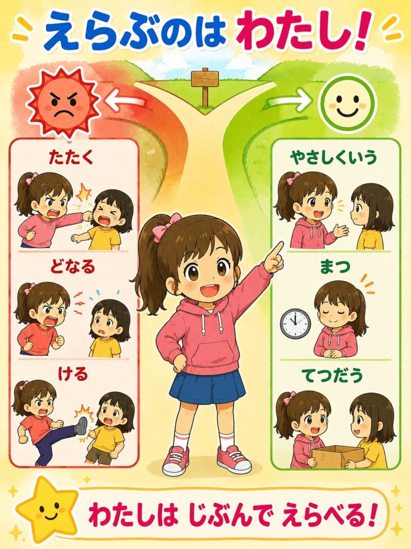 えらぶのはわたし　視覚支援カード