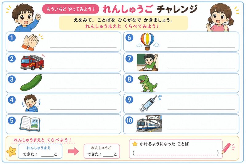 練習後チャレンジ