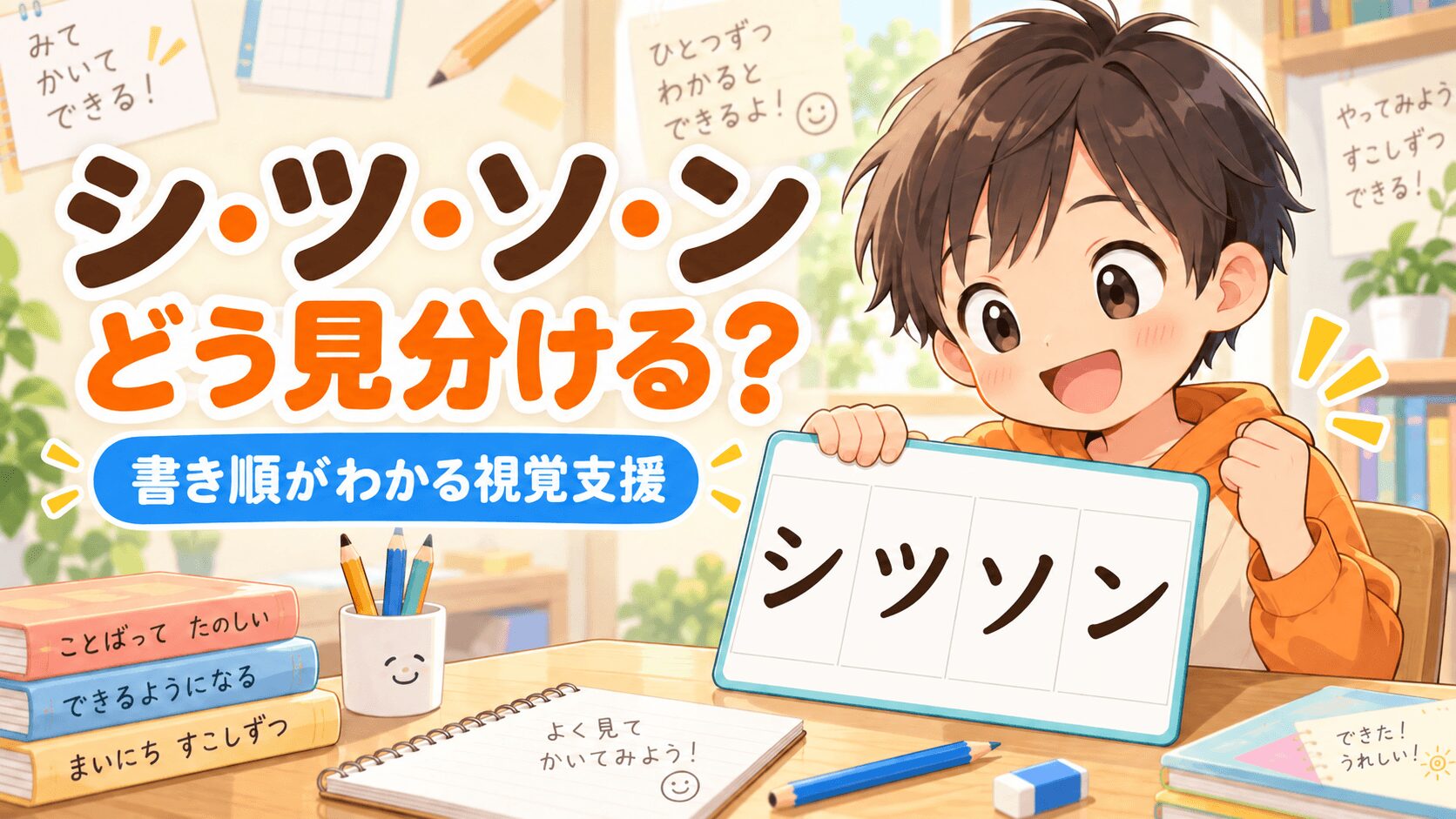シ・ツ・ソ・ンどう見分ける？